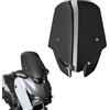 GFARDMOTO Parabrezza Moto per Yamaha X-MAX 250/300/Tech Max XMAX300 Accessori 2025-2026 - Cupolino Sportivo Alto, Parabrezza in PC Plastica Visiera Frontale (Nero Fumè)
