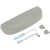 Partuto Porta Occhiali da Sole Auto per Mini Cooper F56 3 Porte 2014-2018 Custodia Occhiali Scatola di Archiviazion ABS Grigio 1 Set