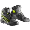 Bogotto GPX Scarpe Moto, nero/giallo fluo, 47
