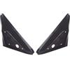 Station Mania Coppia di supporti neri adattatori per specchietti retrovisori accessori compatibili FIAT Punto II 3 porte dal 1999 al 2003 piastre di montaggio base universale