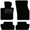 QUEMAR Tappetini Auto compatibili con MINI F55 F56 F57 2014-2023 / Kit Tappeti in Moquette e Gomma su Misura (Set 2 Anteriori +2 Posteriori)/ Ricami e Colori Personalizzati (Bordo Antracite, 0 Ricami)