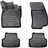 ELMASLINE 3D Tappetini Gomma per Jeep Compass dal 2017 in poi | Bordo Extra Alto | Tappetini Auto