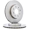 RIDEX 82B0406 2x Disco freno Anteriore senza viti/bulloni Compatibilità con FORD KA RU8