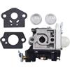 Fauhapyway Kit carburatore di ricambio per soffianti Echo PB-251 ES-255 con compatibile Zama RB-K90 con 2 lampadine e 2 guarnizioni parti di riparazione da giardino