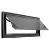 NadineDutol Finestra di esposizione per camper 700 x 300 mm, NadineDutol, per camper, roulotte, finestra con zanzariera, oscurante, vetro temperato nero