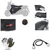 farbrothersonline COMPATIBILE CON HONDA SW-T 400 2012 12 COPRIGAMBE R074-X TERMOSCUD TUCANO URBANO SPECIFICO PER SCOOTER COPERTA TERMICA IMPERMEABILE PARAFREDDO ANTIVENTO