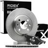 RIDEX 3405B1006 Set d'assale Kit dischi e pastiglie Anteriore senza viti/bulloni Compatibilità con RENAULT Clio IV Hatchback BH