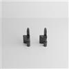 Generico Perni Cappelliera compatibile con Fiat Panda 169 Supporto Clip Fermo Rullo Baule Pannello Cofano Pianale Avvolgibili SX DX Ricambi Auto