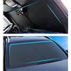 Ruby66 Auto Parabrezza Parasole, per KIA Sportage 2021 2022 2023 2024, Parasole Protezione Solare, Raffreddamento, Protezione UV, accessori auto,Black