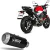 MIVV scarico completo mk3 inox nero compatibile con honda cb 500 f 2019 2020