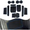 YEE PIN Austral 2023 Tappetini in gomma compatibili con Renault Austral E-Tech Hybrid 2022 2023 2024 Automatico Tappetini antiscivolo per console centrale, scatola di immagazzinaggio interno (blu)