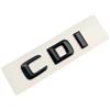 KARFRI ABS Chrome Car Lettere Tronco Emblema Distintivo Logo Compatibile Con Mercedes ML 320 280 ABCES GLK 220 350 200 CDI 4matic Accessori Adesivo (Color : CDI Glossy Black)