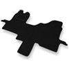 Mossa Tappetini auto in feltro compatibili con Ford Transit VII (2006-2013) - tappeti auto - nero