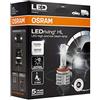 OSRAM LEDriving HL, codice Corrispondente ECE H11, Ultima Generazione, proiettore LED, Sostituzione alogena, 67211CW, 12/24V, Astuccio (2 lampade), Bianco Freddo, Set di 2