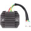 AHL Motocicletta 5 pin Rettificatore Raddrizzatore di tensione Regolatore Di Tensione per Yamaha XV125 XV250 XV400 Virago 125 250 400