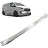 CHROMEMASTER | Protezione Paraurti Posteriore Compatibile con Ford Transit Custom 2023+; Acciaio inossidabile, Lucidato, Cromo; Proteggi il Paraurti Posteriore della tua Auto dai Danni