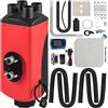 HACLEN 8KW Riscaldatore Gasolio 24 V Riscaldamento A Diesel Serbatoio da 10 Litri Riscaldatore A Gasolio, 4 Uscita dell'Aria, con Monitor LCD per Camper E Rimorchio -8KW-24V