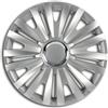 TOP DRIVE COPRICERCHI SILVER ROYAL 15 I nostri copricerchi sono prodotti con materiale ABS di alta qualita', conosciuto per la sua stabilita', forza Con verniciatura ad acqua