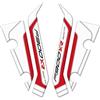 ZYSM Adesivi Per Parafango Anteriore Per Moto, Per BMW F900XR F 900 XR 2020-2025, Adesivi In Gel Per La Protezione Della Vernice Serbatoio Trazione Pad(Rosso Bianco)