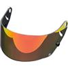 XYJTC Motociclo Visiera protettiva for casco da moto ARAI SK6 GP6, visiera di ricambio antigraffio colorata, lente stile, accessori for multicolore, oro rosso B(B Gold Red)