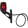 UNITRAILER Horpol LD 2109/P Luce di Posizione a LED Destra Bianca Rossa Arancione Anteriore Posteriore Laterale 12V 24V Braccio Gomma Cavo 0,5m per Rimorchio Camion Macchine Agricole