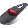 HERCHR Fanale Posteriore Bicicletta Moto, Luce per Moto Luci Targa per Parafango Posteriore a LED ABS Avvertimento Riflettore di Luce di Sicurezza Sporca Fender per Moto da Cross(Rosso)