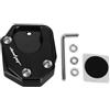 GEGWWFVVC Riser CB600F HORNET 2007-2013 CB900F 2002-2007 Cavalletto Laterale Ingrandisci Estensione(Black)