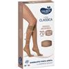 Desa Pharma Srl Sauber Linea Classica 13-17 Mmhg Gambaletto Open Toe Microrete 70 Denari Colore Neutro Beige Taglia 2