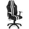 Bizzotto POLTRONA UFFICIO CON BRACCIOLI SPIDER BIANCO