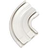 PLWUPE Scorrevole Binario per Tende Bastone per Tenda Pieghevole a Forma di L e U e S Binari Doppio per Tenda da Soffitto Divisoria con Angoli a 90° Asta per Tenda Doccia(Bianco,90° Turn)