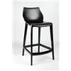 Mahi Mahi - Set 2 Sgabelli Bar Design Moderno in Polipropilene Colorato - H 76 - Nero
