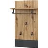 Vicco Appendiabiti da parete Selena, Antracite, 44 x 83 cm | per montaggio a parete con tre ganci robusti per abiti