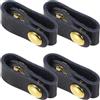 BESTonZON 4 Pezzi Fibbia Regolabile per Tracolla Borsa in Vera Pelle con Bottone Scatto Clip Fissaggio Manico per Tracolle da Accessori Resistenti Antiscivolo per Borse Tote e Spalla