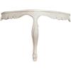 Biscottini Mensola Shabby Chic da Parete 50x24x34 cm Made in Italy | Mensola da Muro Bianca in Legno | Mensole Shabby Chic da Parete Artigianali