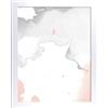 Homedecoration Home Decoration Misano - Cornice Quadrata in MDF, 32 x 47 cm, MDF, Bianco Opaco, Verglasung: Acrylglas Antireflex 1 mm