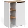 Vicco Mobile bagno con portabiancheria Viktor Bianco/Artisan 68x88cm | 1 Anta · 2 scomparti · Con cesto portabiancheria a ribalta · Portabiancheria compatto · Organizzazione ordinata