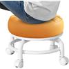 Generic Sedia a rotelle - 360 sgabelli girevole girevole | Sgabello girevole rotondo regolabile con ruote per casa, uffici e saloni, design confortevole e salvaspazio