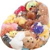 Générique Grande fodera per pouf - organizer vuoto trasparente impermeabile | portaoggetti per peluche e pouf - per bambini piccoli adolescenti camera da dormitorio nursery relax gioco lettura