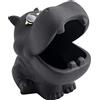 BAMBW Posacenere per Animali in Ceramica a Forma di Ippopotamo Posacenere per Auto di Grande capacità a Forma di Ippopotamo Decorazione per Ufficio del Soggiorno