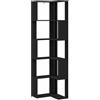 Solivagant Libreria Rovere Nero 50 x 50 x 179 cm,Nero,23.15kg