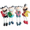 Plookyoe Sculture di Bambole con Gambe Lunghe, Pupazzi con Gambe Sedute con Artista Figurine Pendenti da Collezione Ornamento nel Resina