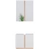 Vicco Set di mobili da bagno Gloria, Bianco, 70 cm