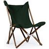 Telami - Sedia Tripolina - Collezione Ducale - Pieghevole e Leggera - Verde Bosco - Legno Tinto Teak - Made in Italy - Mobili da Esterno - Alta qualità - Legno di Frassino -69 x 106 x 83 cm