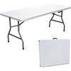 PAPILLON TAVOLO pieghevole - 180cm - mare picnic - IN PVC CHIUDIBILE A VALIGETTA RESINA
