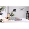 BCS Home&Sleep Nobus Doppio materasso 200 x 200 cm, altezza 25 cm, materasso a molle insacchettate a 7 zone, 2 gradi di durezza integrati, medio e solido, rivestimento antibatterico, ortopedico, certificato Öko-Tex