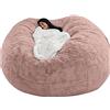 WXQY Puff Poltrona a Sacco Fodera per Pouf a Sacco da Esterno Puff Bean Bag Chair XXL Senza Imbottitura Gigante in Tessuto per Adulti Bambini, Pouf da Soggiorno, Grande Poltrona Copertura