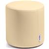 Avalon - Pouf Poggiapiedi Rigido CILINDRO Mamba Ignifugo Classe 1IM in Ecopelle Nautica, Puff Poggiapiedi, Seduta da Interno ed Esterno, Professionale Comodo Impermeabile, Made in IT(35cm-Paglino)