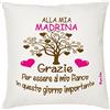 Regali Pazza idea Cuscino Albero della Vita - 40 x 40 cm - Regalo Battesimo - Cresima - Regalo Madrina