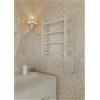 Elna-Service Elna® Scaldasalviette Elettrico Bianco 51x40 cm, 45W - Termosifone Bagno in Acciaio Inox 304 con Termostato & Timer, IP44 - Scaldasalviette a Parete