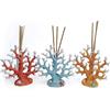 DLM Bomboniere DLM 34614 (Kit 12 Pezzi) Profumatore in Vetro e Resina con Corallo Mare in Resina Battesimo Comunione Compleanno Diffusore Profumo Ambienti bomboniera